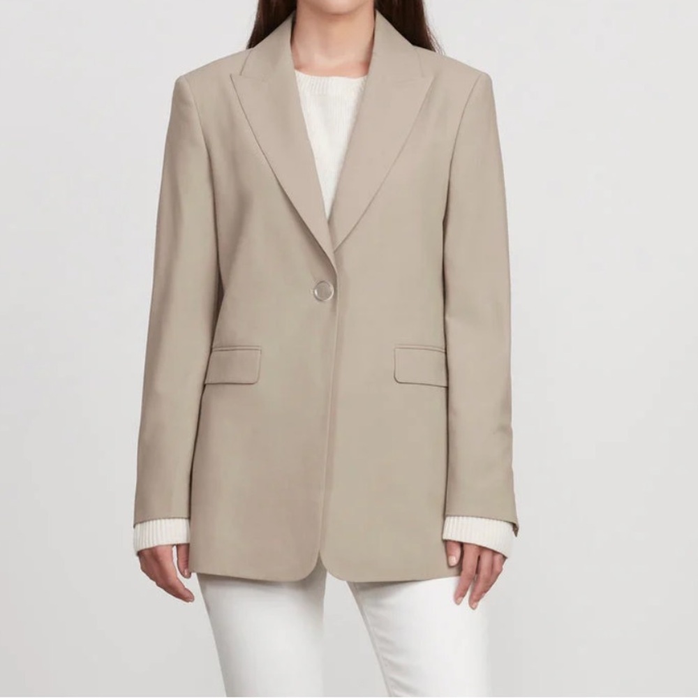 The Curated The Classic Blazer in Sandstone